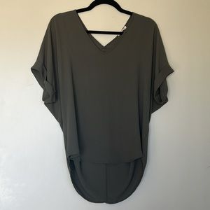Lush Olive Green Blouse